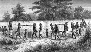 This is East African Slavery. The horrifying image I saw in 6th grade. My early exposure to the conflict between the soul and evil. Photo: Courtesy of Google images.